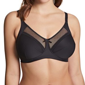 Royce – 821 Charlotte Cotton-Lined Full Bust Wirefree Support Bra – Black only