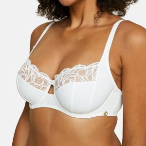 Sans Complex – 79AAF32 Ariane Essential Full Cup Underwire Bra – Ivory, Black